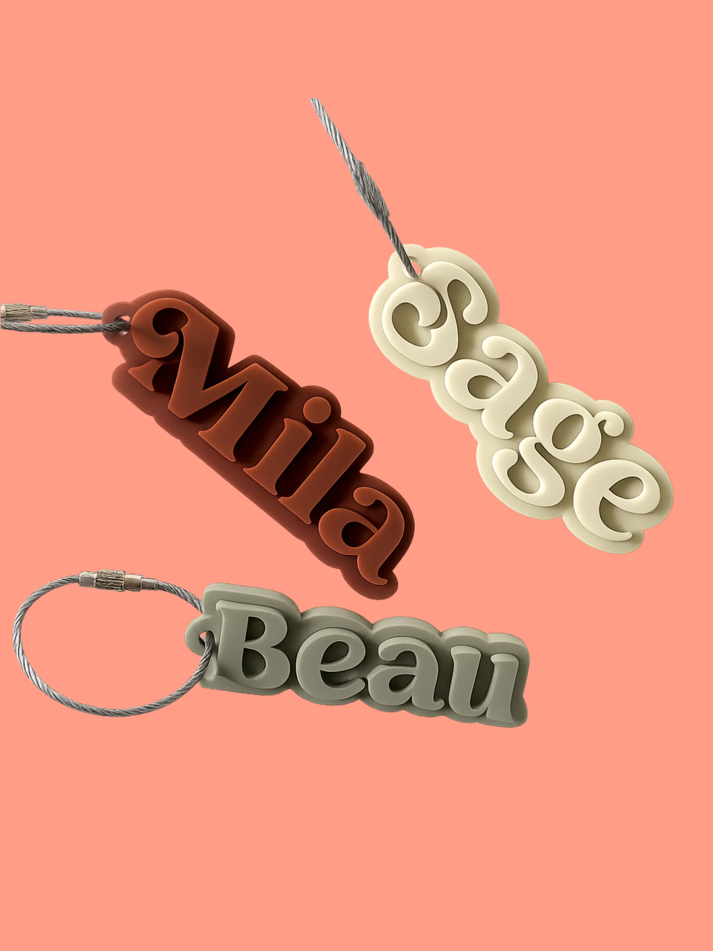 Acrylic Bag Tag - Fun Accessory for Your Bags