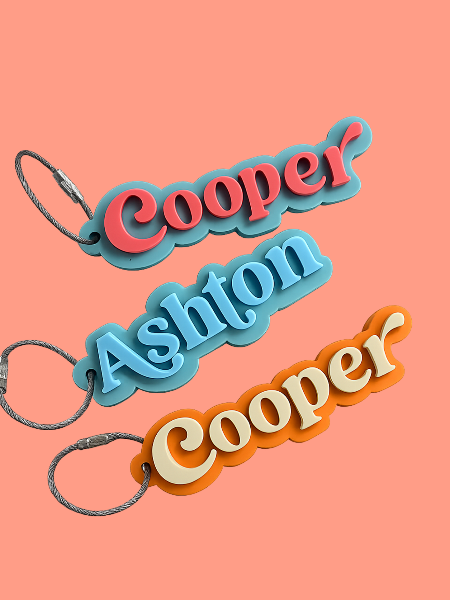 Acrylic Bag Tag - Fun Accessory for Your Bags