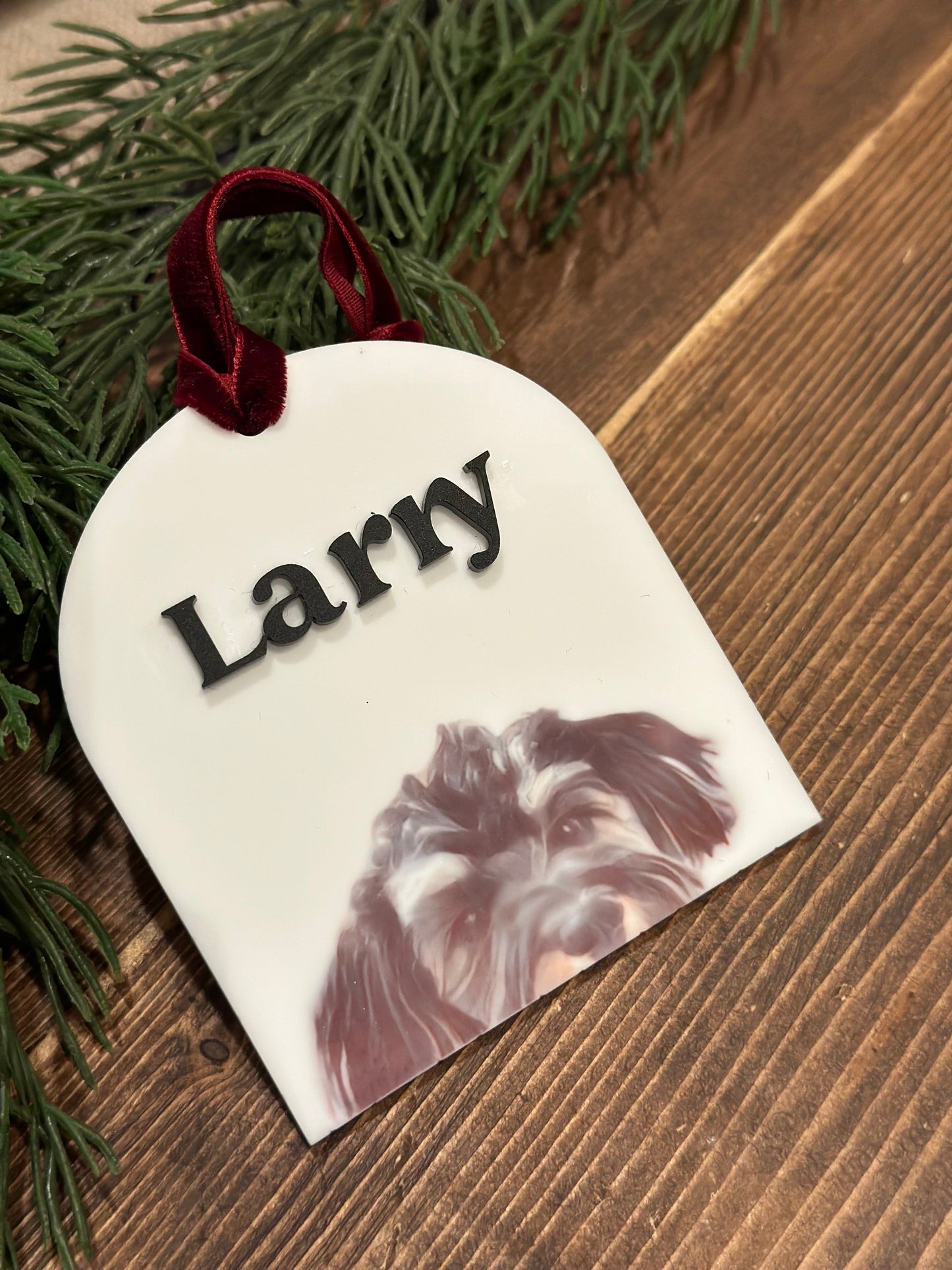 Custom Pet Memorial Ornament - A touching tribute