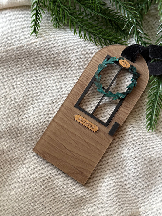 Personalized front door ornament - New home