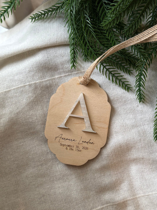 Personalized Baby’s First Christmas Ornament