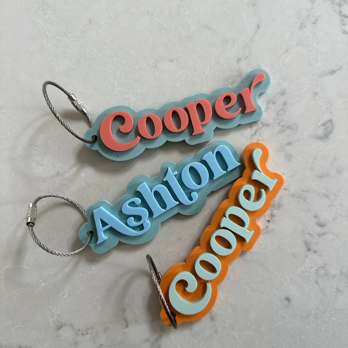 Acrylic Bag Tag - Fun Accessory for Your Bags