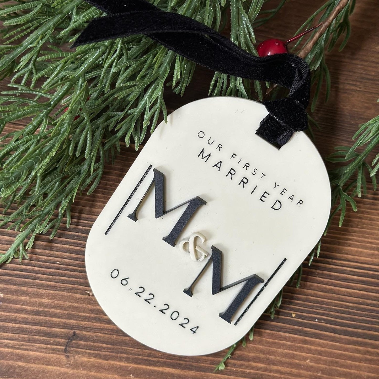 First year Married Ornament