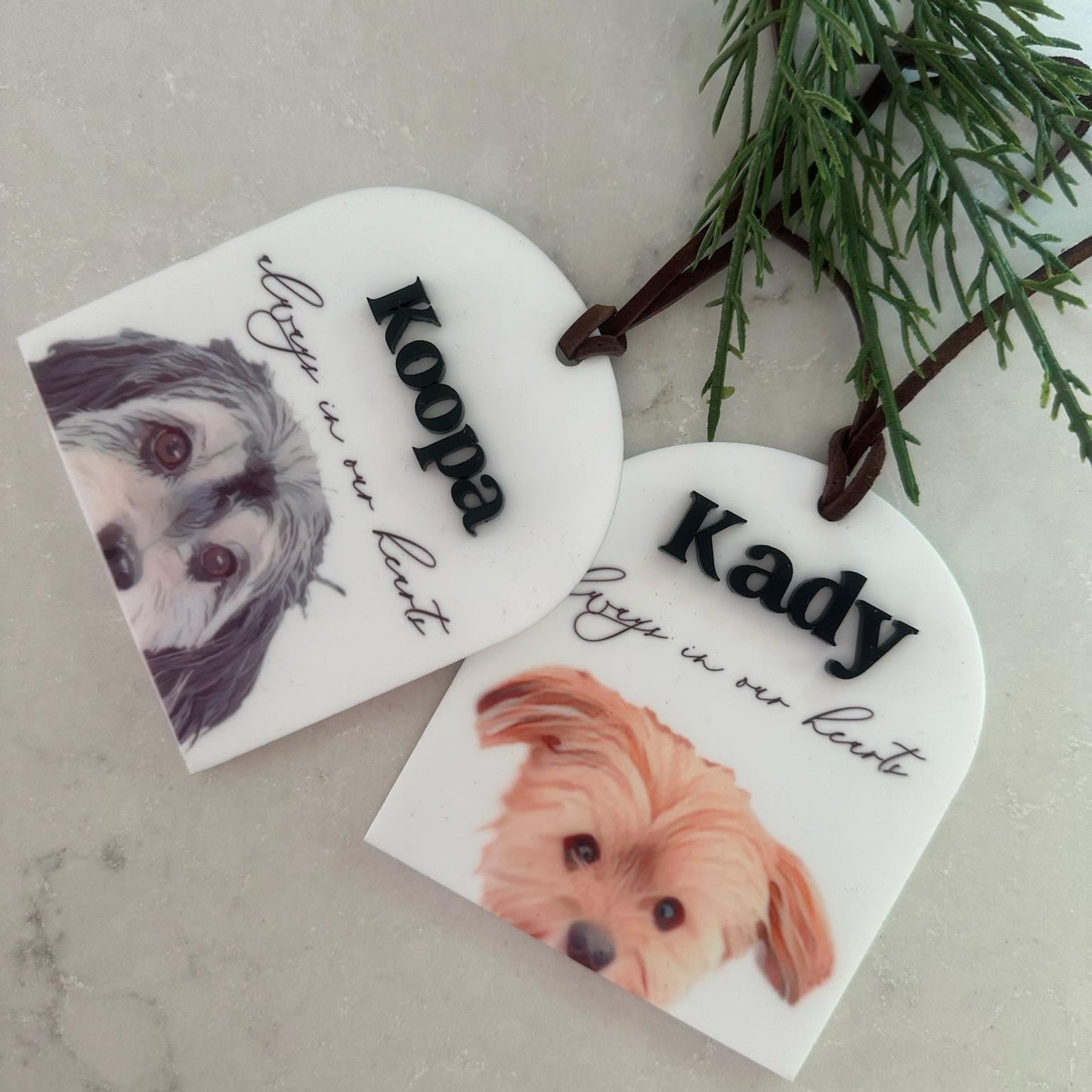 Custom Pet Memorial Ornament - A touching tribute