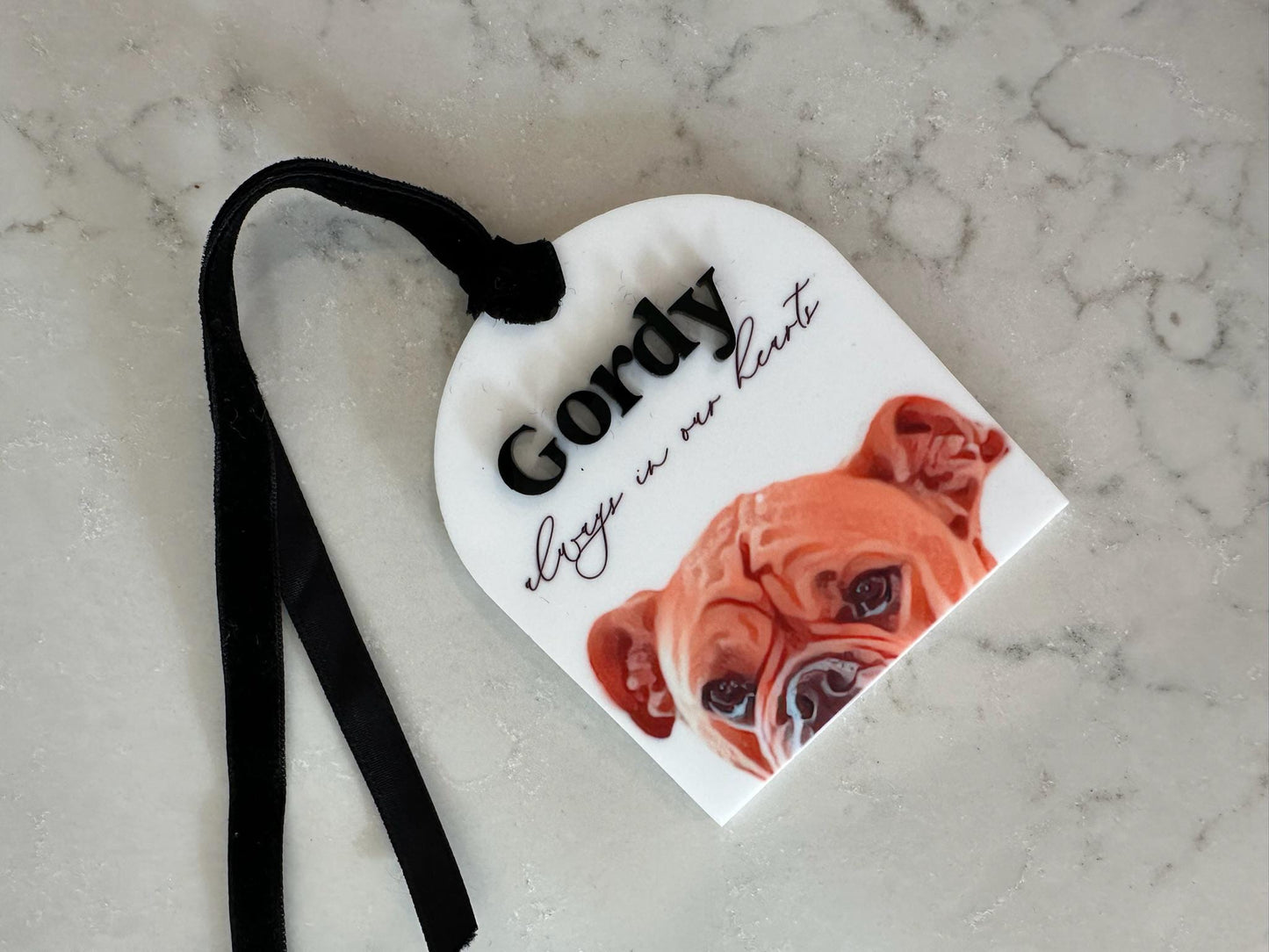 Custom Pet Memorial Ornament - A touching tribute